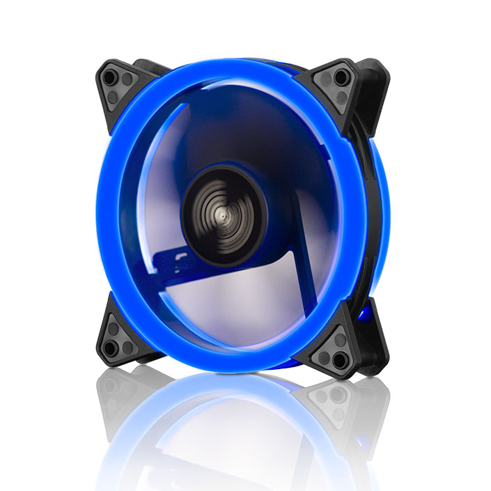 TWO RING BLUE LED FAN